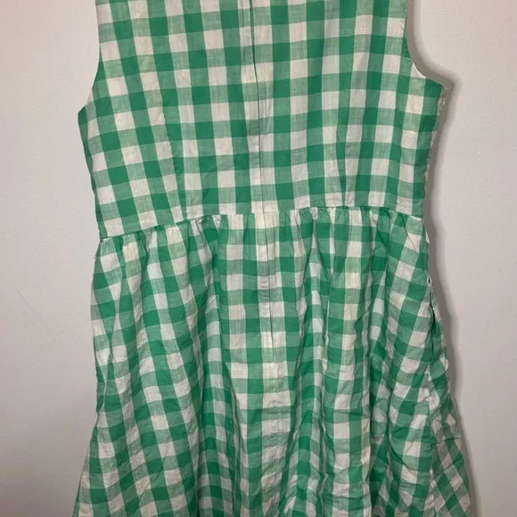 Green and White Checkered Dress - Picture 3 of 3